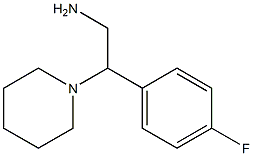 2-(4-FLUOROPHENYL)-2-PIPERIDIN-1-YLETHANAMINE Struktur