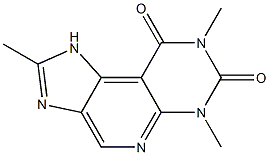 2,6,8-trimethyl-1H-imidazo[4',5':4,5]pyrido[2,3-d]pyrimidine-7,9(6H,8H)-dione Struktur