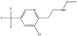 3-chloro-2-[2-(methoxyamino)ethyl]-5-(trifluoromethyl)pyridine Structure