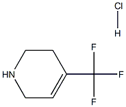 1,2,3,6-Tetrahydro-4-(trifluoromethyl)pyridine hydrochloride Struktur
