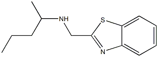 (1,3-benzothiazol-2-ylmethyl)(pentan-2-yl)amine Structure