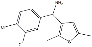 (3,4-dichlorophenyl)(2,5-dimethylthiophen-3-yl)methanamine Struktur