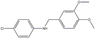 (4-chlorophenyl)(3,4-dimethoxyphenyl)methylamine Structure