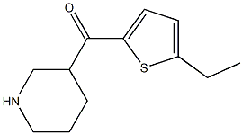 (5-ethylthien-2-yl)(piperidin-3-yl)methanone Struktur