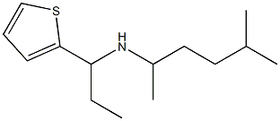(5-methylhexan-2-yl)[1-(thiophen-2-yl)propyl]amine Struktur
