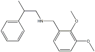 [(2,3-dimethoxyphenyl)methyl](2-phenylpropyl)amine Struktur