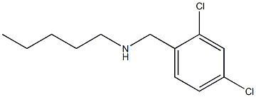 [(2,4-dichlorophenyl)methyl](pentyl)amine Struktur