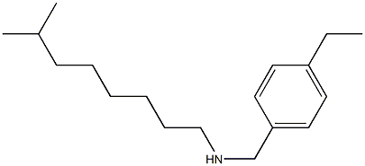 [(4-ethylphenyl)methyl](7-methyloctyl)amine Struktur