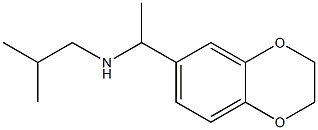 [1-(2,3-dihydro-1,4-benzodioxin-6-yl)ethyl](2-methylpropyl)amine Struktur