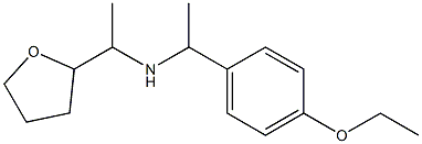 [1-(4-ethoxyphenyl)ethyl][1-(oxolan-2-yl)ethyl]amine Struktur