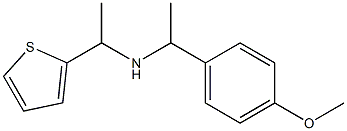 [1-(4-methoxyphenyl)ethyl][1-(thiophen-2-yl)ethyl]amine Struktur