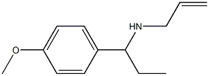 [1-(4-methoxyphenyl)propyl](prop-2-en-1-yl)amine Struktur