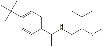 [1-(4-tert-butylphenyl)ethyl][2-(dimethylamino)-3-methylbutyl]amine Struktur
