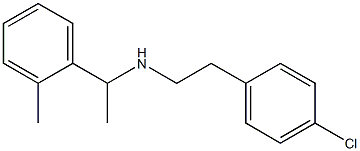[2-(4-chlorophenyl)ethyl][1-(2-methylphenyl)ethyl]amine Struktur