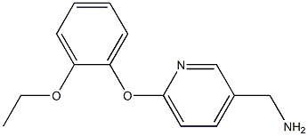 [6-(2-ethoxyphenoxy)pyridin-3-yl]methylamine Struktur