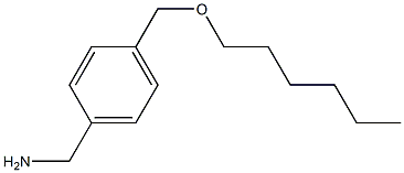{4-[(hexyloxy)methyl]phenyl}methanamine Struktur