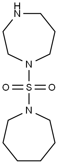 1-(azepane-1-sulfonyl)-1,4-diazepane Struktur