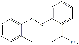1-{2-[(2-methylbenzyl)oxy]phenyl}ethanamine Struktur