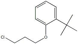 1-tert-butyl-2-(3-chloropropoxy)benzene Struktur