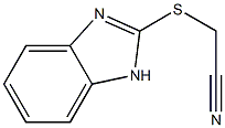 2-(1H-1,3-benzodiazol-2-ylsulfanyl)acetonitrile Struktur