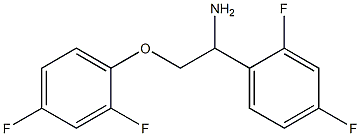 2-(2,4-difluorophenoxy)-1-(2,4-difluorophenyl)ethanamine Struktur