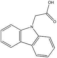 2-(9H-carbazol-9-yl)acetic acid Struktur