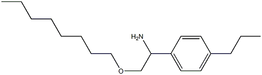 2-(octyloxy)-1-(4-propylphenyl)ethan-1-amine Struktur