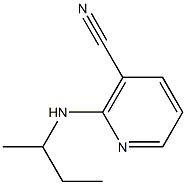 2-(sec-butylamino)nicotinonitrile Struktur