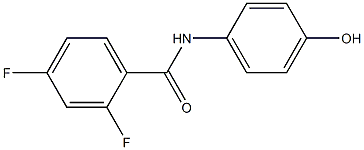 2,4-difluoro-N-(4-hydroxyphenyl)benzamide Structure