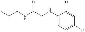 2-[(2,4-dichlorophenyl)amino]-N-(2-methylpropyl)acetamide Struktur