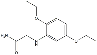 2-[(2,5-diethoxyphenyl)amino]acetamide Struktur
