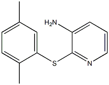 2-[(2,5-dimethylphenyl)sulfanyl]pyridin-3-amine Struktur