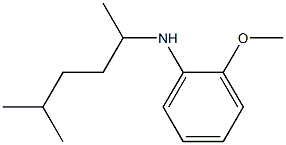 2-methoxy-N-(5-methylhexan-2-yl)aniline Struktur