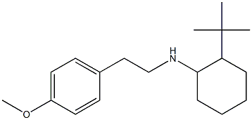 2-tert-butyl-N-[2-(4-methoxyphenyl)ethyl]cyclohexan-1-amine Struktur