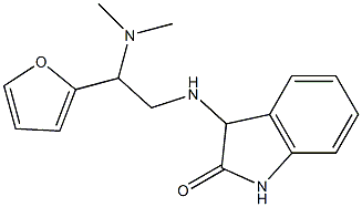 3-{[2-(dimethylamino)-2-(furan-2-yl)ethyl]amino}-2,3-dihydro-1H-indol-2-one Structure