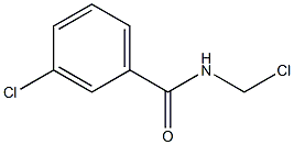 3-chloro-N-(chloromethyl)benzamide Struktur