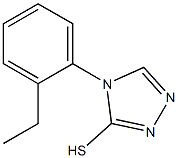 4-(2-ethylphenyl)-4H-1,2,4-triazole-3-thiol Struktur