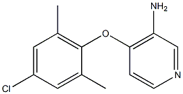 4-(4-chloro-2,6-dimethylphenoxy)pyridin-3-amine Struktur