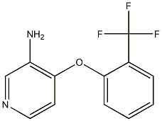 4-[2-(trifluoromethyl)phenoxy]pyridin-3-amine Struktur