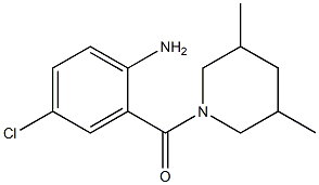 4-chloro-2-[(3,5-dimethylpiperidin-1-yl)carbonyl]aniline Struktur