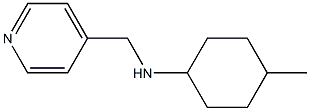 4-methyl-N-(pyridin-4-ylmethyl)cyclohexan-1-amine Structure