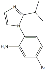 5-bromo-2-[2-(propan-2-yl)-1H-imidazol-1-yl]aniline Struktur