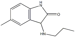 5-methyl-3-(propylamino)-1,3-dihydro-2H-indol-2-one Struktur