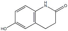 6-hydroxy-1,2,3,4-tetrahydroquinolin-2-one Struktur