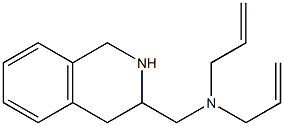 bis(prop-2-en-1-yl)(1,2,3,4-tetrahydroisoquinolin-3-ylmethyl)amine Structure