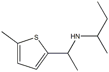 butan-2-yl[1-(5-methylthiophen-2-yl)ethyl]amine Struktur