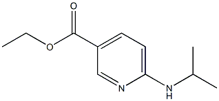 ethyl 6-(propan-2-ylamino)pyridine-3-carboxylate Struktur