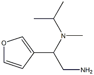 N-(2-amino-1-tetrahydrofuran-3-ylethyl)-N-isopropyl-N-methylamine Struktur