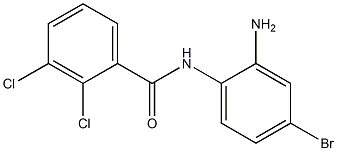 N-(2-amino-4-bromophenyl)-2,3-dichlorobenzamide Struktur