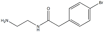 N-(2-aminoethyl)-2-(4-bromophenyl)acetamide Struktur